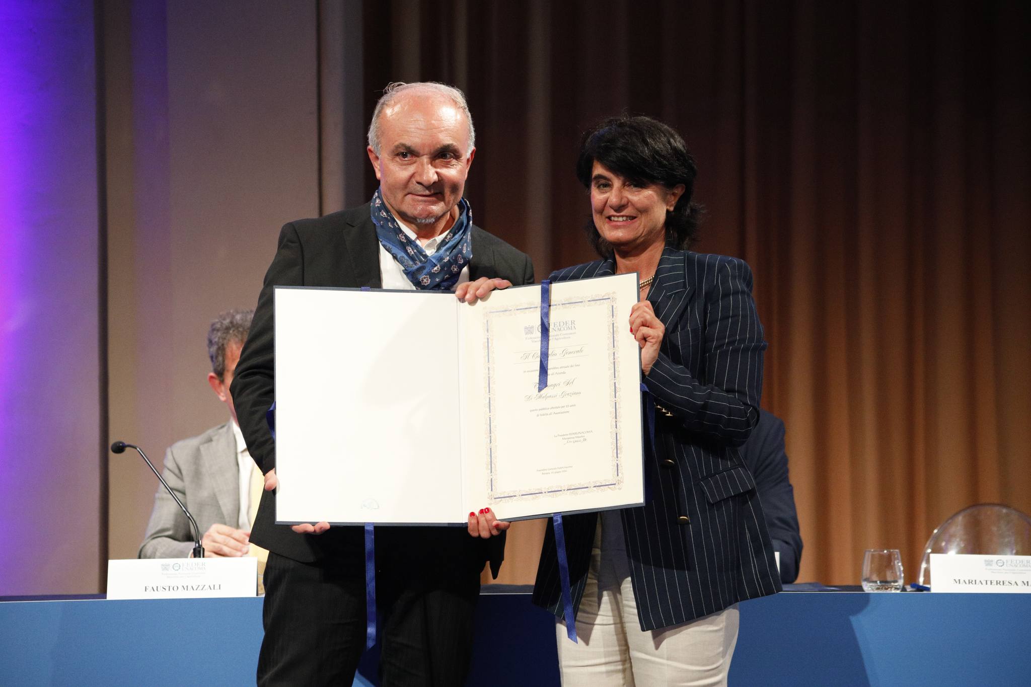 Premiazione di Tecnoagri per i 25 anni con FederUnacoma